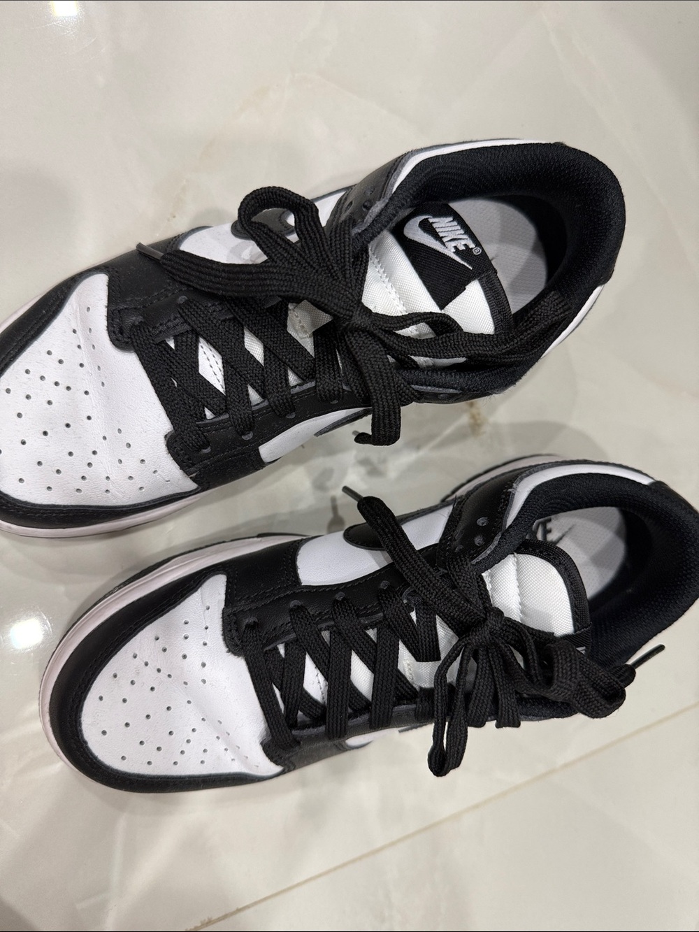 Nike Black and White Low-Top Sneakers
